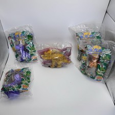 Vintage Land Before Time Burger King Kids Club Toy Lot Sealed 1990s