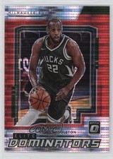 2021 Panini Donruss Optic Elite Dominators Red Pulsar Prizm Khris Middleton 1e6l