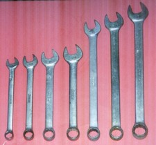 Lot Of 7 Snap On Combination Wrenches Oex