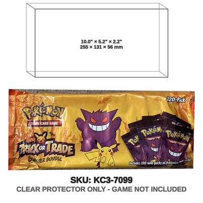 Protector For Pokemon Trick or Trade Booster Bundle 120 Packs