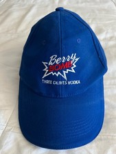 Berry Bomb Three Olives Vodka Baseball Hat Cap blue berry bomb squad
