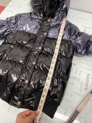 APPAMAN Kids Hooded Puffer Jacket Winter Warm Unisex Size 8, Preowned. - Picture 5 of 10