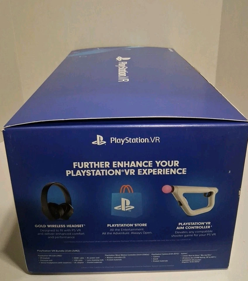 Sony PlayStation VR Creed Bundle CUH-ZVR2 Headset Camera 2 Move Controllers - Image 4 of 4