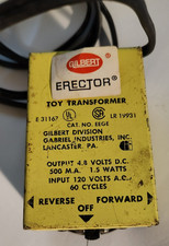 Vintage Gilbert Transformer - Erector Set 4.8 Volts 1.5 Watts