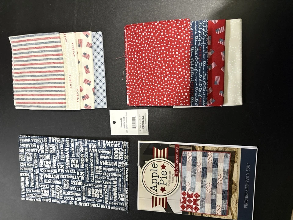 Moda Apple Pie Stateside Fat Quarter Bundle #FQS 55610AB By Sweetwater - 9 piece - Image 3 of 4