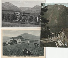 3 AK Schlesien Wiesenbaude,Kaiser-Friedrich-B...