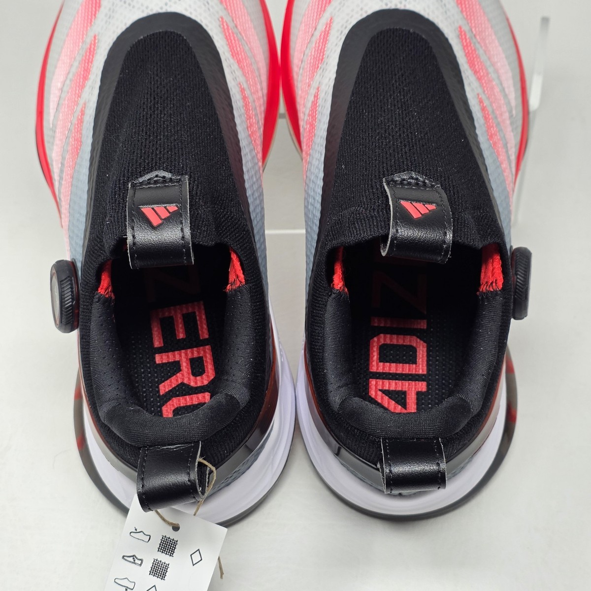 adidas Adizero ZG BOA Spikeless Golf Shoes White Red IH9896 Men\'s Size 10.5 New Adidas Golf Shoes Men main image 4
