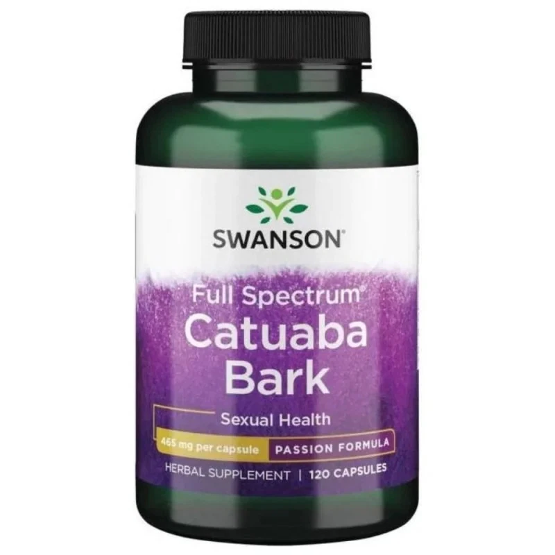 Swanson Catuaba bark extract 465 mg, 120 gélules