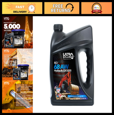 Hydraulic Oil ISO 68 - 1 Gallon, High Performance, Anti-Wear, Industrial Use