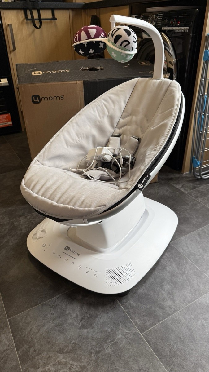 4moms Mamaroo Grey Multi-Motion Baby Swing Rocker Bouncer