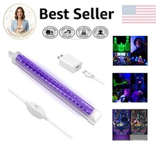 10W UV LED Black Light Tube - Adjustable Brightness for Parties  Art Displays