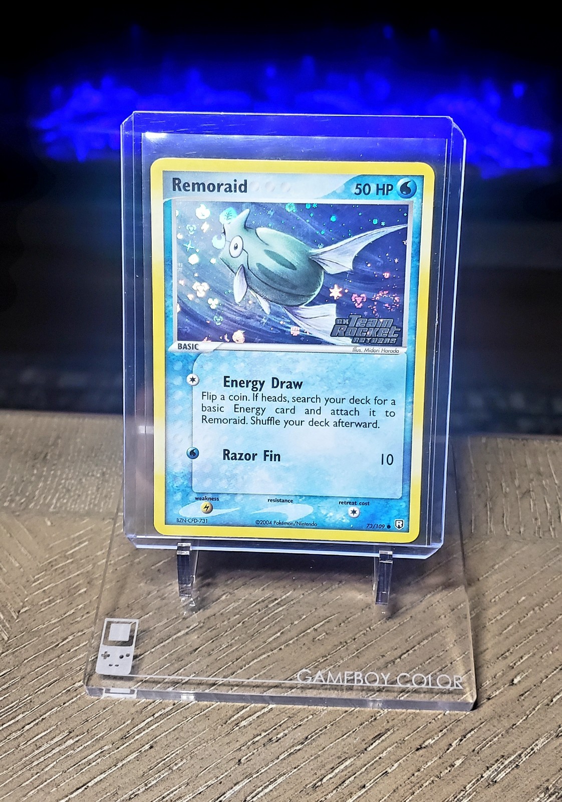 Pokémon EX TEAM ROCKET RETURNS REVERSE HOLO REMORAID 73/109 MINT!!!