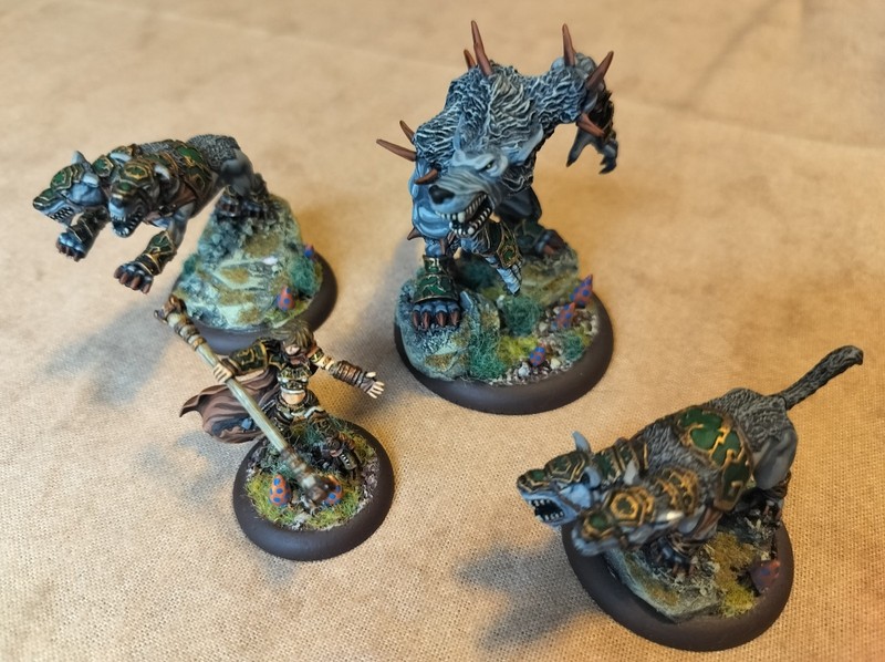 Hordes Kaya the Wildborne Set - 4 Professionally Painted & Based Miniatures OOP