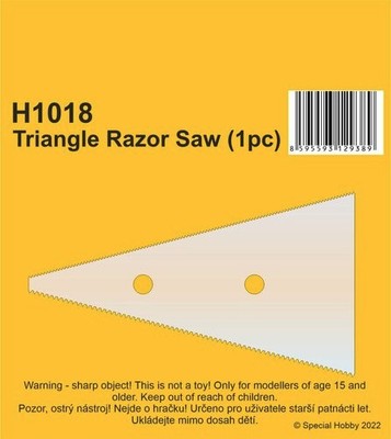 CMK Sägeblatt Dreieckig Triangle Razor Saw Modellbausäge 1:24/32/35/72 Bausatz