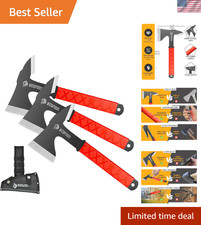Throwing Axes and Tomahawks, Throwing Axe Pack of 3, 11" Full Tang Throwing A...