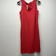 Talbots NWT Audrey Shift Dress Halter Keyhole Sleeveless Stretch Sz PS
