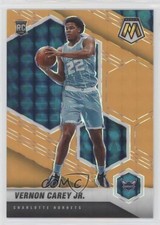 2020-21 Panini Mosaic Rookie Fluorescent Orange Prizm 17/25 Vernon Carey Jr 0b12