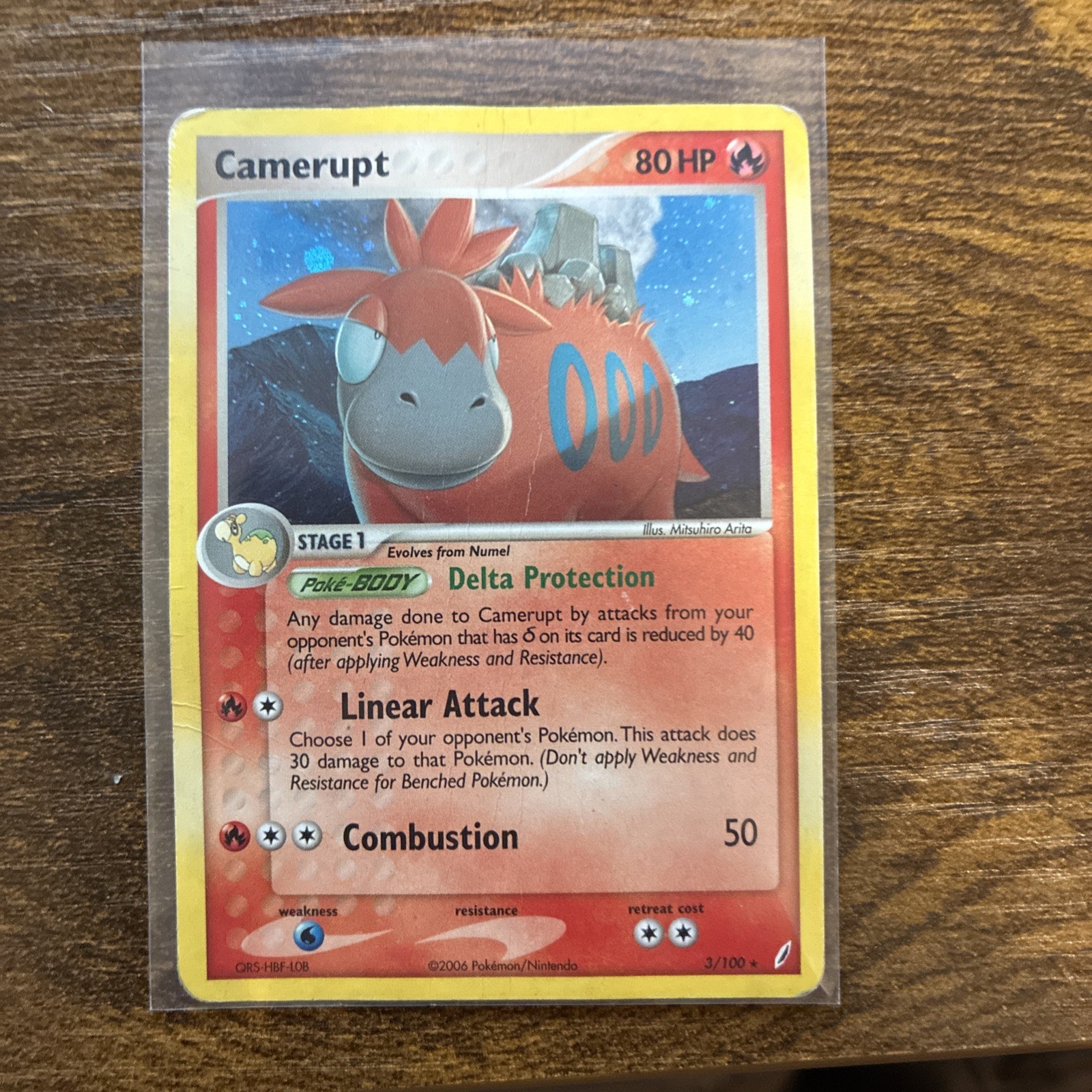 Camerupt 3/100 - Crystal Guardians - (HP-/DMG)