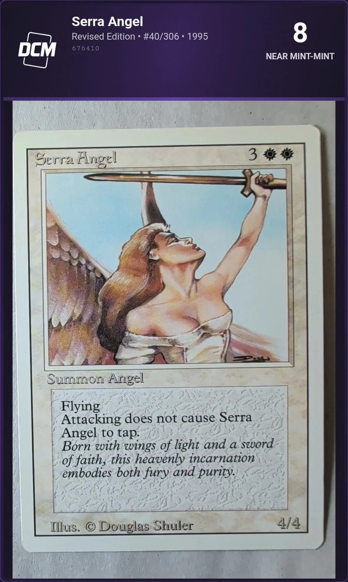 Serra Angel Magic: The Gathering Individual Trading Card Games for