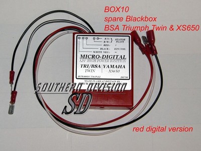 BOX10 Blackbox Ersatz Steuergerät digital Triumph BSA Twin Boyer Bransden spare