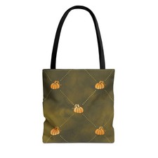 Autumn Pumpkin Tote Bag  Fall Fashion Accessory, Halloween Gift