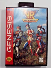 VR Troopers  (Sega Genesis) Video Game Used, Tested, No Manual Free S/H