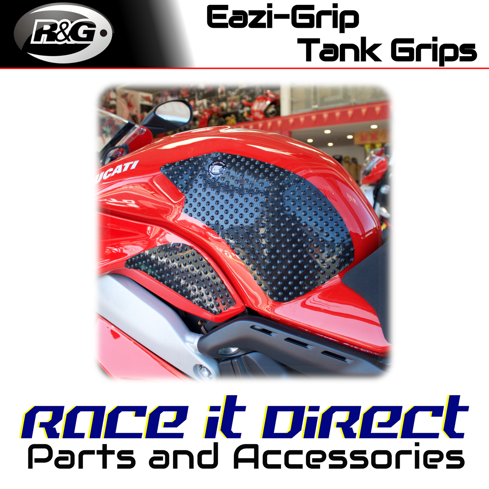 Eazi-Grip Tank Grips for Ducati Streetfighter V4 2020-2022 EVO Eazi-Grip