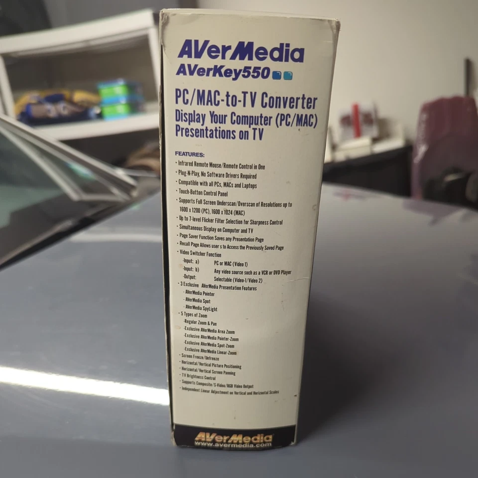 Avermedia Averkey 550 Computer to TV Converter NEW - Image 4 of 4