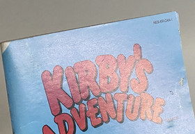 Kirby's Adventure Manual Only NO GAME Nintendo NES Instruction Book Damage Kirby