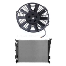 Aluminum Radiator & Cooling Fan Kit For 2014-2015 Kia Cadenza 2011-14 Kia Optima