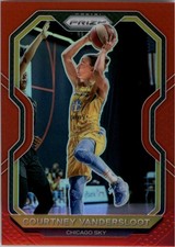2021 Panini Prizm WNBA Prizms Red #10 Courtney Vandersloot /299 - BSK