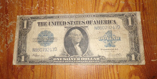 OLDER Large George Washington Horse Blanket $1 Dollar Bill Federal Reserve Note!