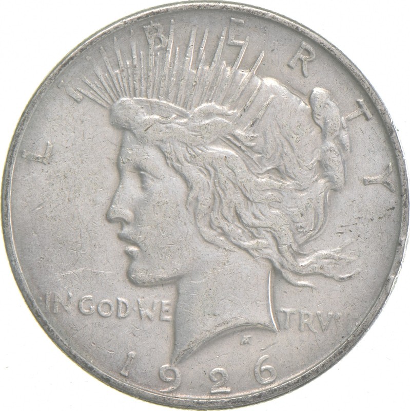 1926-D Peace US Silver Dollar - 90% Denver Minted *5163