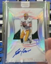 Panini Flawless Brett Favre Dual Patch name number Auto /20 Packers 2025 DPA-BFE