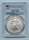 2019  American Silver Eagle 1 OZ PCGS  MS70  | First Strike | 3 Available