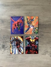 1994-fleer-flair-marvel-cards-lot-of-4-as-shown-colossus-bloodhawk-exodus