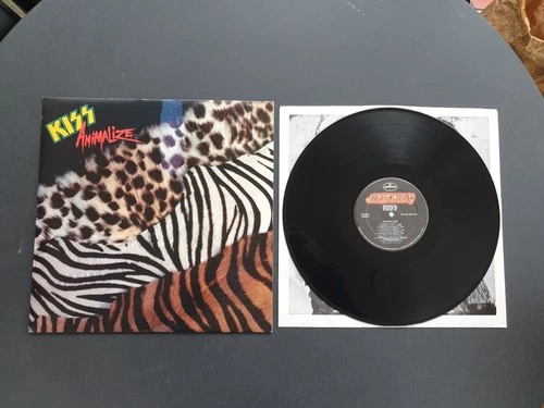 KISS - ANIMALIZE 1984 US PRESS 12" VINYL RECORD LP EX/EX