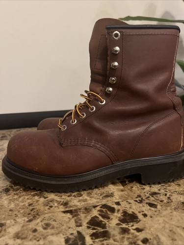 Red Wing Boots Iron Ranger Sz. 7.5D Copper Lace-up Boots for Men (8085) - Picture 2 of 5