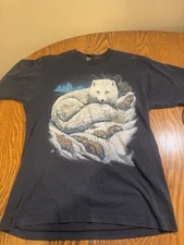 Screen Stars Best Size Large Wolve Single Stitch Shirt