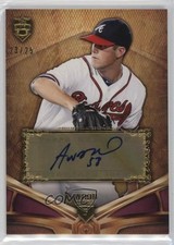 2013 Topps Supreme Retired and Active Purple 23/25 Alex Wood #SA-AW Auto rx2