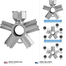Upgraded 10-in-1 Metal Faucet Aerator Removal Tool Kit, Heavy-Duty Metal Aera...