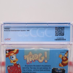 NES Nintendo TROG! CGC GRADED 9.6 A++! NEW & Factory Sealed + Authentic H-Seam!