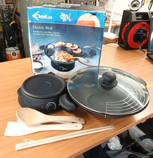 Delta Electric Wok 4 litre 35cm Non Stick, Temperature Control, Stir-fry,Curries