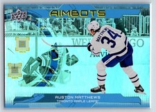 2024-25 Upper Deck Series 1 Aimbots #AB-21 Auston Matthews Toronto Maple Leafs