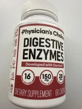 Physician's Choice Digestive Enzyme Blend Pre + Probiotics 60 Capsules 5/2027