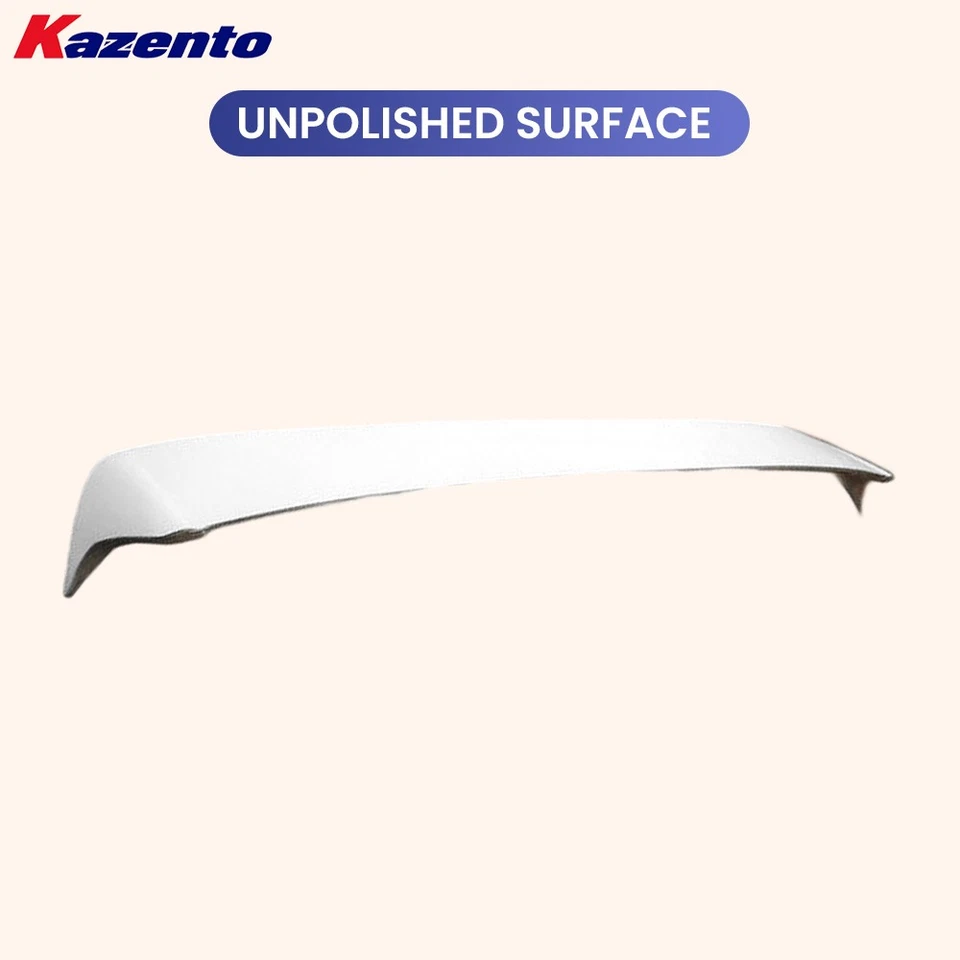 Rear Roof Spoiler For Nissan 200SX S14 S14A DM Style Fiberglass Unpaint Wing Lip - Image 3 of 4