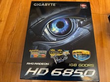 Gigabyte AMD HD6850 1GB DDR5 PCIE DVI-I/DVI-D/HDMI/DisplayPort Graphics Card