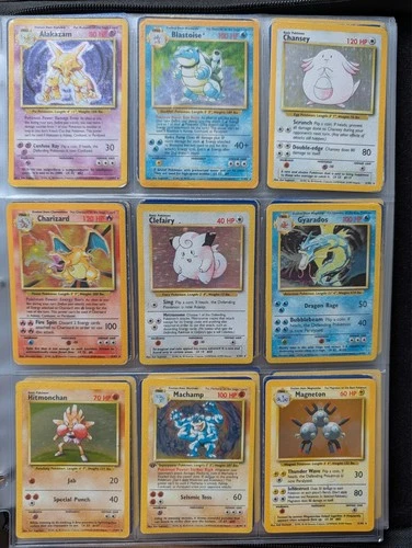 Complete Pokemon Card Base set set 102/102 WOTC Vintage! charizard! Blastoise🔥