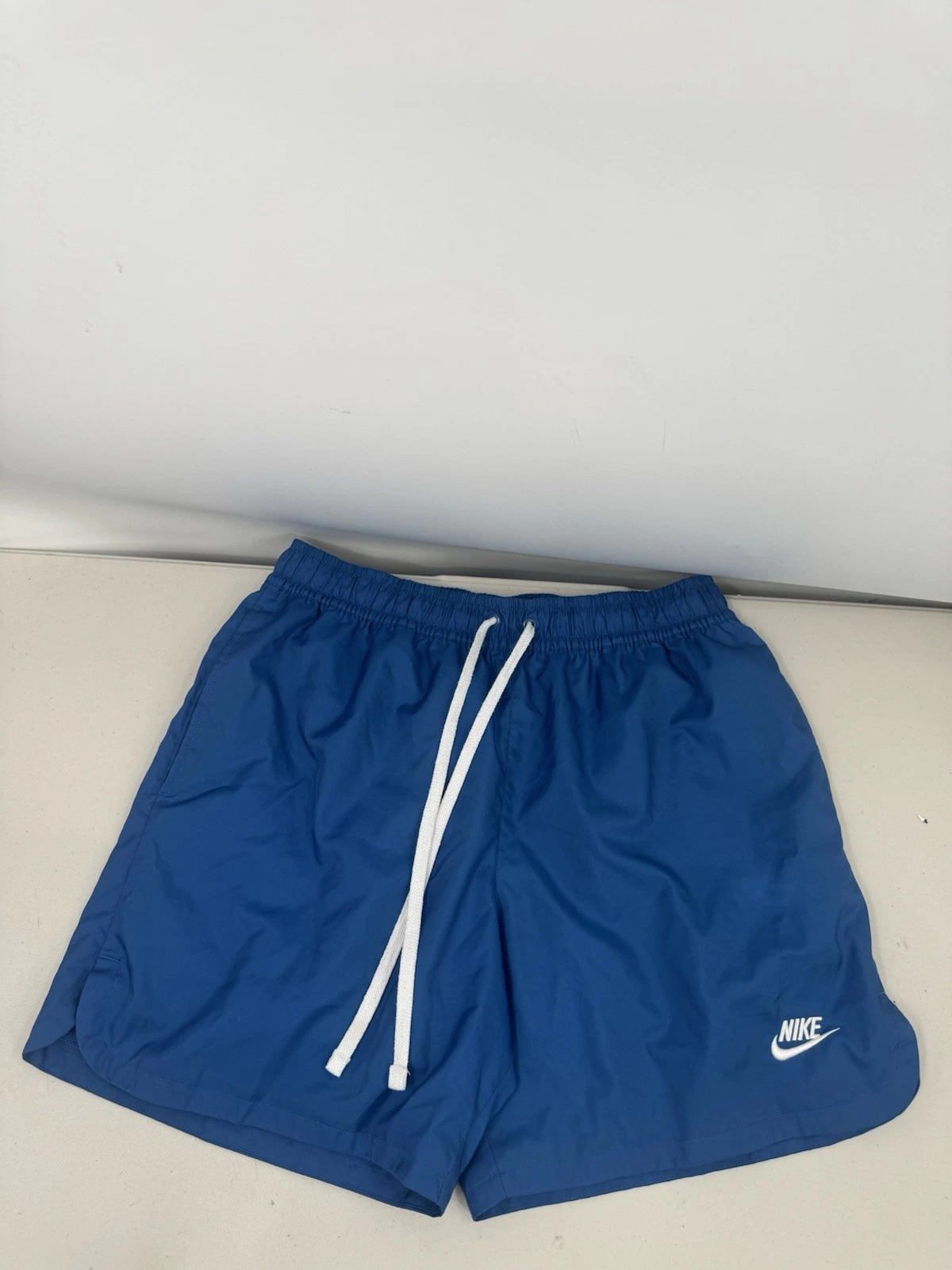 Nike Club Sportswear Woven Lined Flow Blue Shorts Men’s Size M
