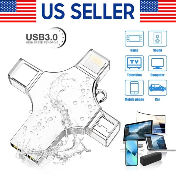 Memoria USB 3.0 128GB tipo C foto stick para iPhone Android iPad lote